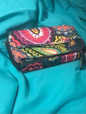Colorful Paisley Wristlet Clutch - Multi-Color
